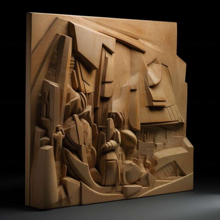 نموذج ثلاثي الأبعاد لآلة CNC 3D Art 